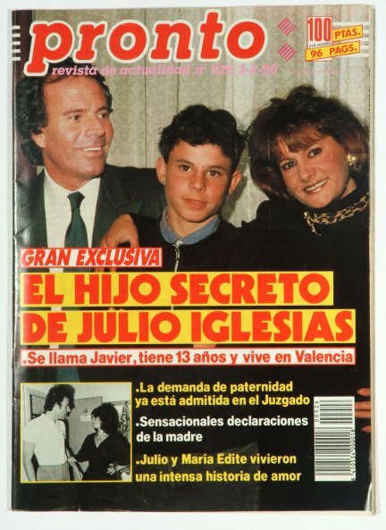 Pronto fue quien hizo púbico el caso de Javier Santos en 1990.
