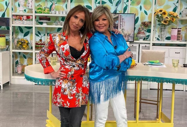Terelu Campos y María Patiño presentaban Lemon Tea en Sálvame.