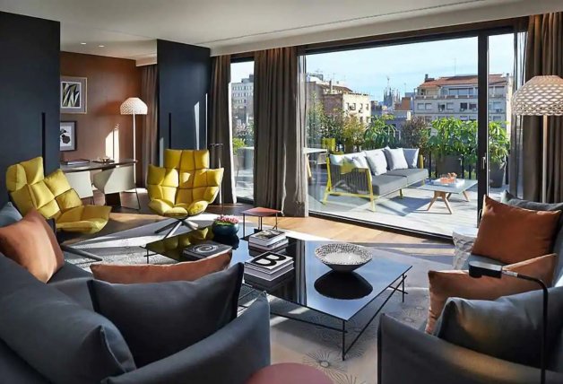 Una de las suites del Mandarin Oriental de Barcelona.