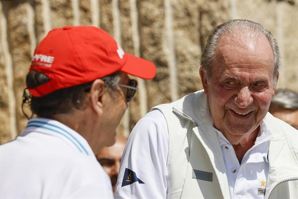 Juan Carlos I se ha mostrado muy entusiasmado en su reaparición.