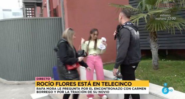 Gloria Camila salva a Rocío Flores de las cámaras de Sálvame (Telecinco).