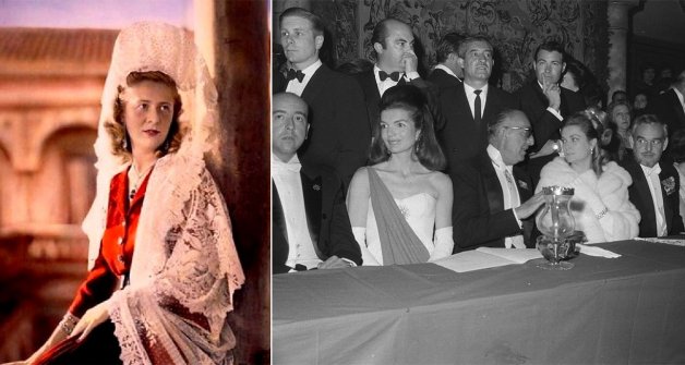 Victoria Eugenia fue todo un personaje en Sevilla y logró reunir en el Baile de las Debutantes de 1966, a Jackie Kennedy, a Grace –que no se aguantaban– y a Rainiero.