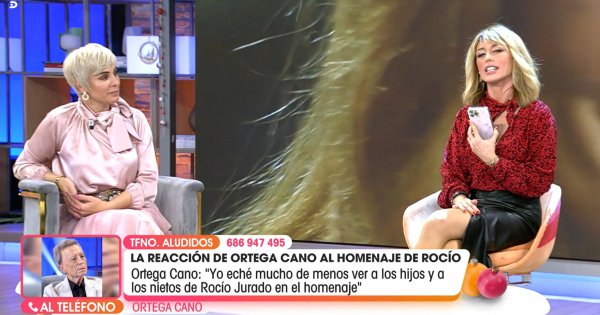 José Ortega Cano ha hablado en directo sobre el homenaje de Rocío Jurado.