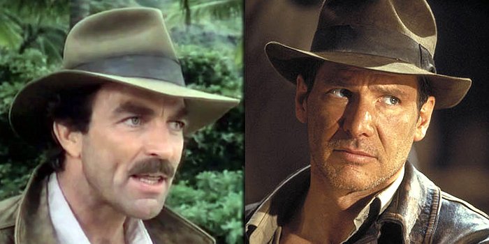 Tom Selleck en "Indiana Jones.