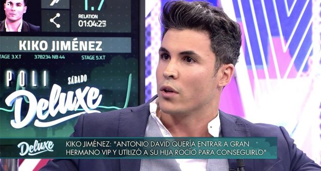 Kiko Jiménez acusó a Antonio David de haber utilizado a su hija para volver a la televisión.