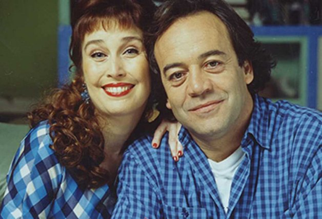 Verónica Forqué y Tito Valverde protagonizaron 'Pepa y pepe', serie dirigida por Manuel Iborra.