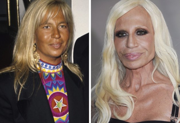 Mientras trabajó con su hermano, Donatella era una chica "normal".