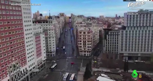 David Broncano mostró en 'Lo de Évole' lo que se ve desde su salón.