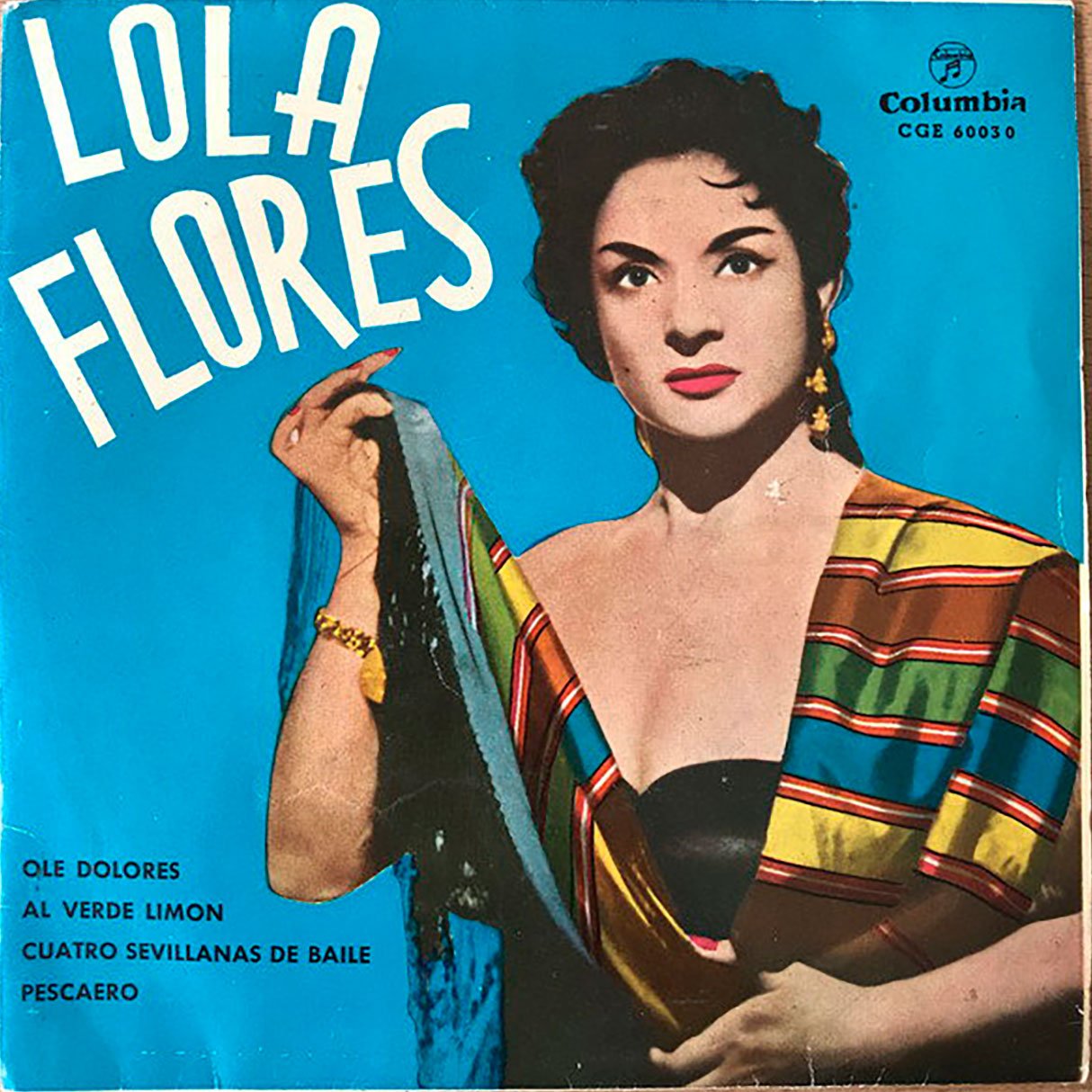 Disco con los primeros temas de Lola Flores.