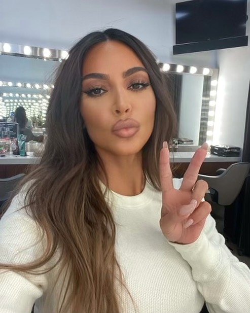 Kim Kardashian en una foto de su perfil de Instagram (@kimkardashian).