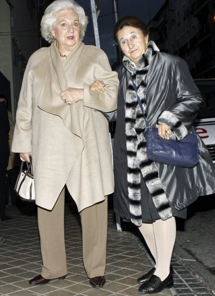 Pilar y Margarita en una de las habituales salidas que hacían juntas.