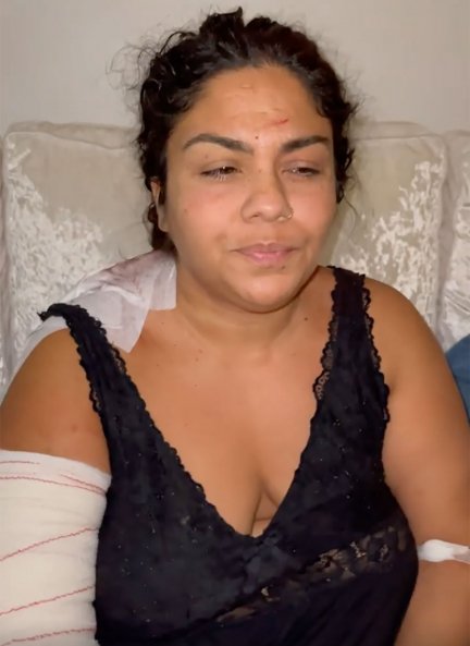 La mujer relata, ya en casa, cómo ha sido esta terrible experiencia