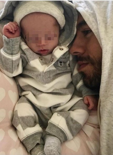 Enrique Iglesias con su hija Lucy.