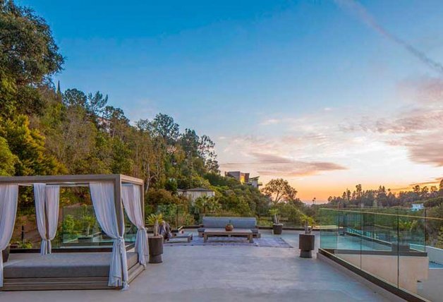 La pareja podrá disfrutar de unas vistas espectaculares desde lo más alto de Beverly Hills.