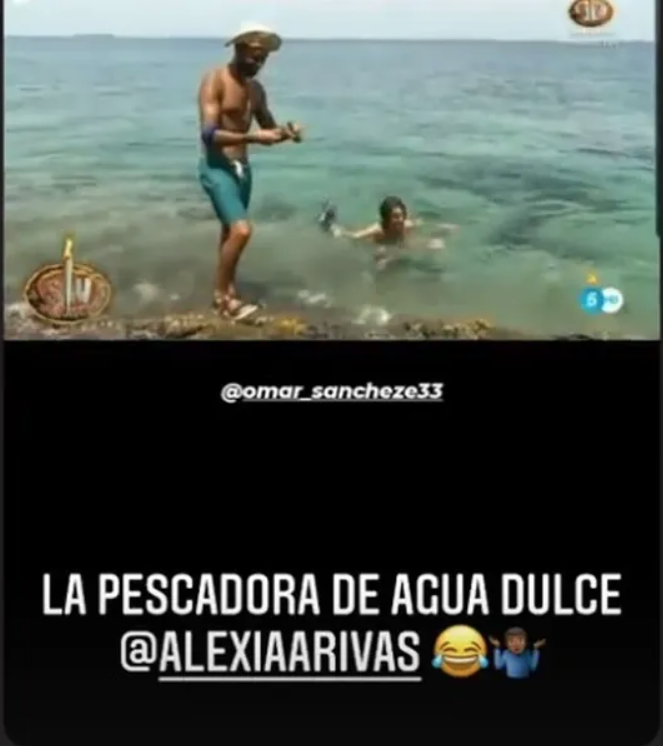 Omar Sánchez ha compartido este recuerdo con Alexia en sus historias de Instagram.