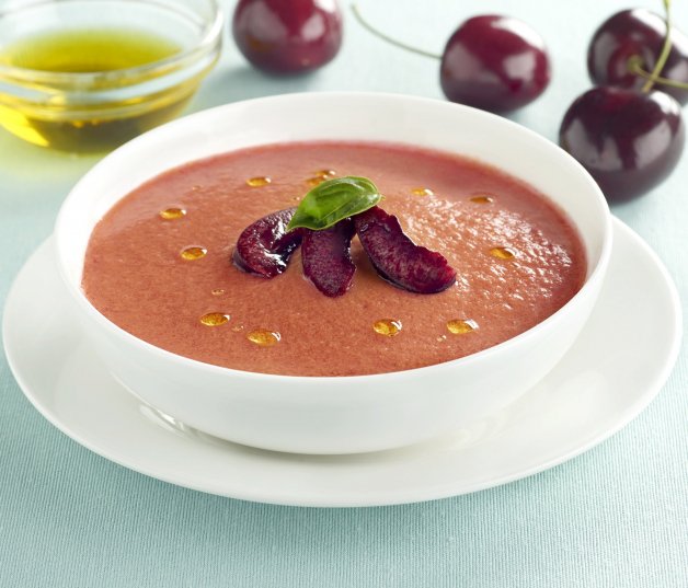 Gazpacho de cerezas