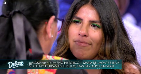 Isa Pantoja se ha emocionado muchísimo al ver a su 'nana', María del Monte.