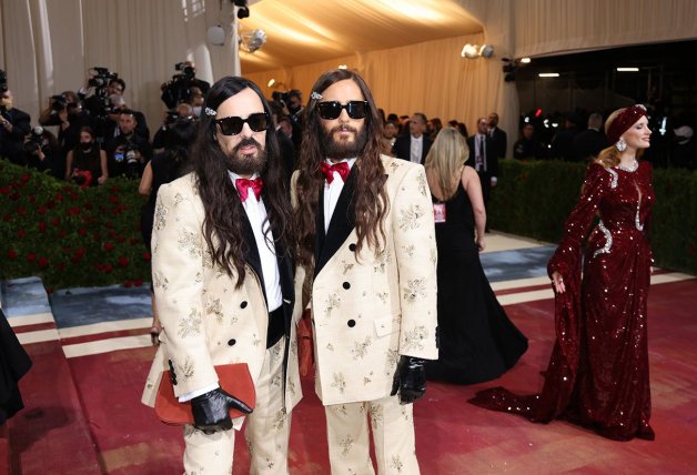 Alessandro Michelle y Jared Leto parecían gemelos.