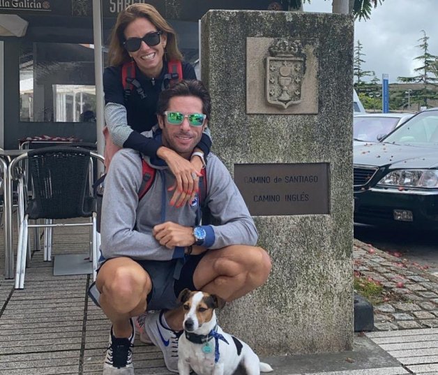 Canales Rivera e Isabel, en un momento de su relación.