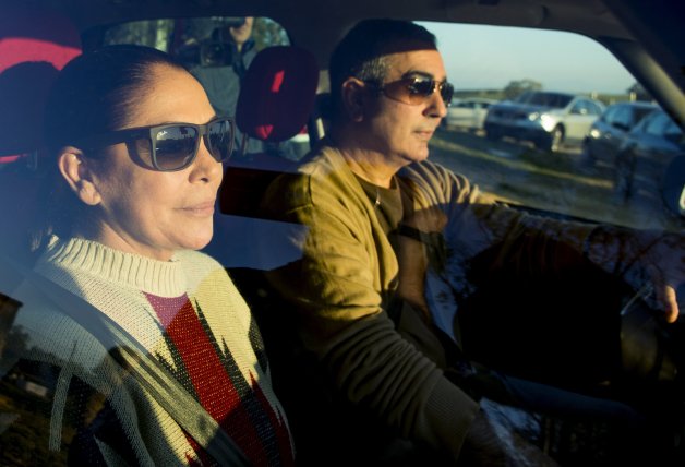 Isabel Pantoja y su hermano, Agustín.