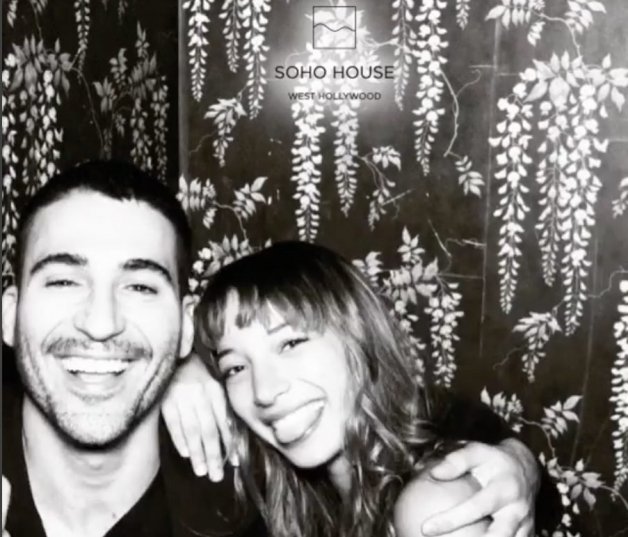 Miguel Ángel Silvestre y Albania Sagarra cuando eran pareja.