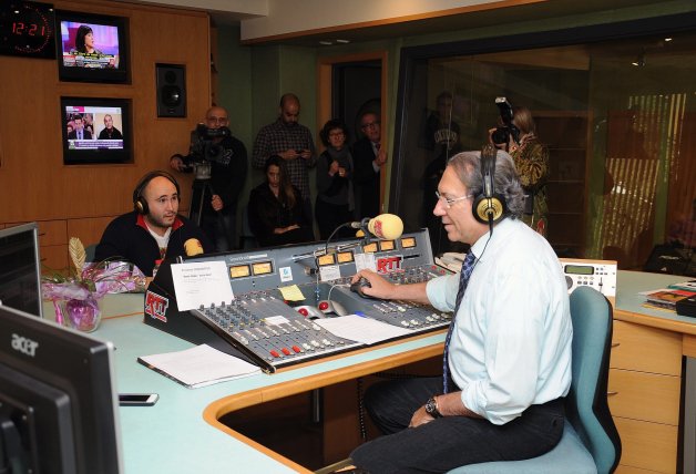 Kiko Rivera visitó los estudios de Radio Tele-Taxi.