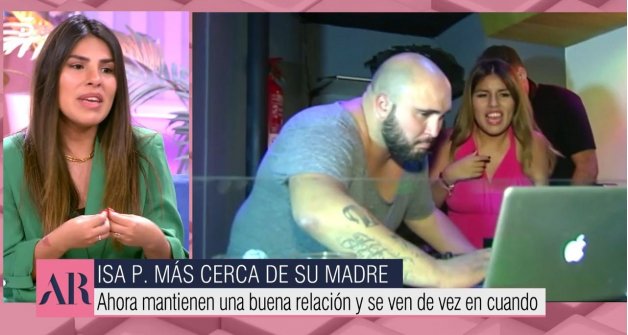 Isa reveló que habla con su madre de vez en cuando.