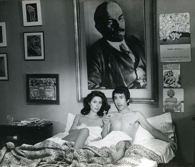 El actor con Fiorella Faltoyano en "Asignatura pendiente", en 1972.