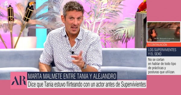 Joaquín Prat ha defendido el flirteo de Tania con un actor antes de Supervivientes.