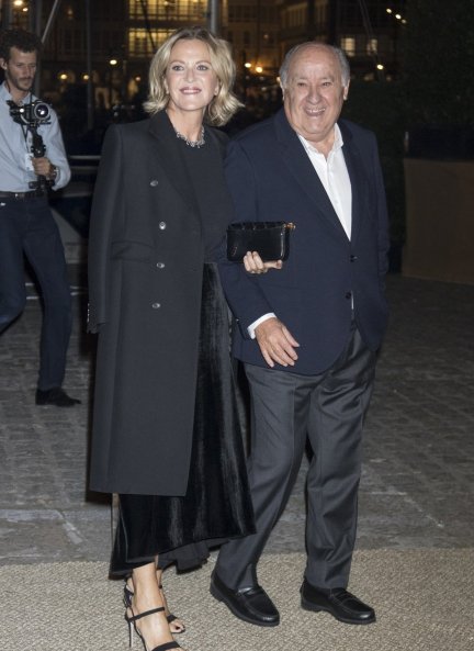 Amancio Ortega y su mujer, Flora Pérez.