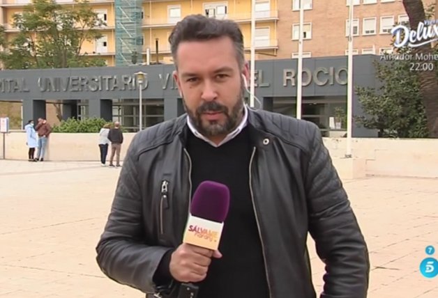 Kike Calleja, corresponsal en Sevilla para Sálvame Diario (Telecinco).