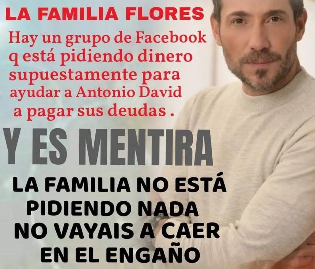 La familia Flores advierte que no está pidiendo dinero a sus fans.