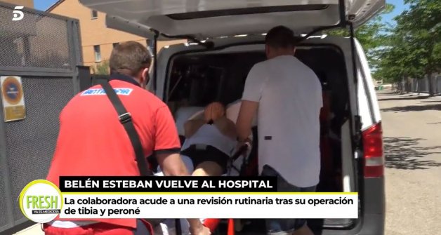 En 'Ya es mediodía' mostraron estas imágenes de Belén regresando a su casa tras una visita médica.