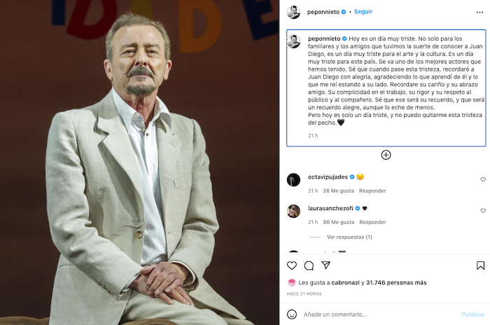 El mensaje de Pepón Nieto a Juan Diego que ha conmovido a todos.