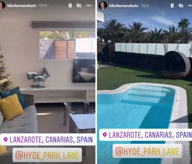 Así es la villa en la que se han alojado Kiko y sus hijas en Lanzarote.