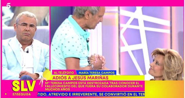María Teresa Campos llamó a 'Sálvame' para recordar a su querido Jesús Mariñas.