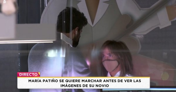 María Patiño se ha enfrentado al director del programa en directo.