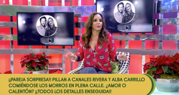 Carmen Alcayde ha dado la noticia del tonteo entre Alba Carrillo y Christian Gálvez en Sálvame.