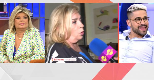 Terelu Campos también ha reaccionado a las imágenes de 'Sálvame'.