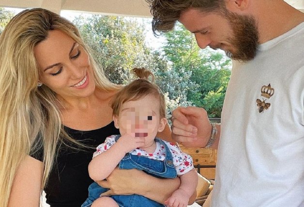 Edurne y De Gea han formado una bonita familia con su hija Yanay.