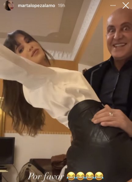 Kiko Matamoros y Marta Álamo se han divertido antes de la cena (@martalopezalamo).