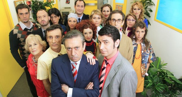 Los personajes de "Cámera café".