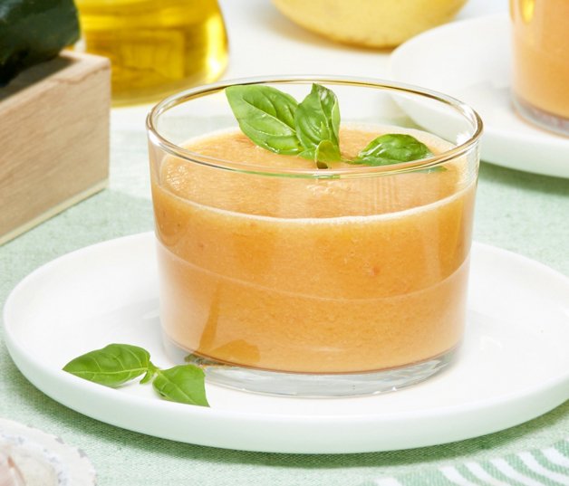 Gazpacho de melocotón