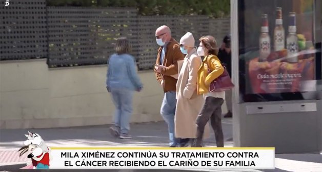 Las cámaras de 'Socialité' han grabado a Mila Ximénez tras su alta hospitalaria