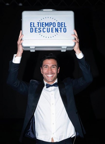 Gianmarco Onestini ganó el maletín de 'El tiempo del descuento'.