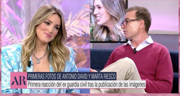 Marta Riesco se ha enfadado por los comentarios de Alessandro Lequio en El programa de Ana Rosa.