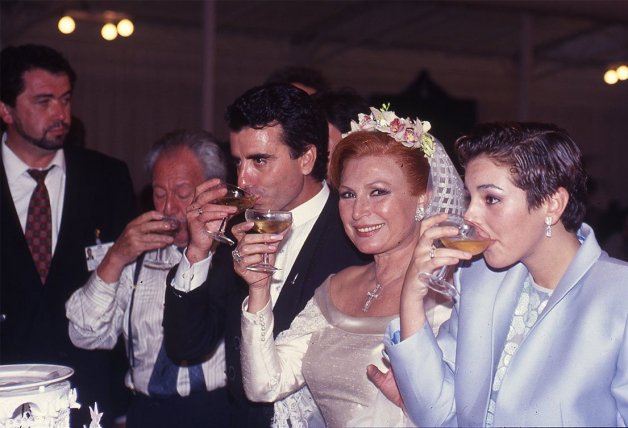 Rocío Carrasco, el día de la boda de su madre y José Ortega Cano.