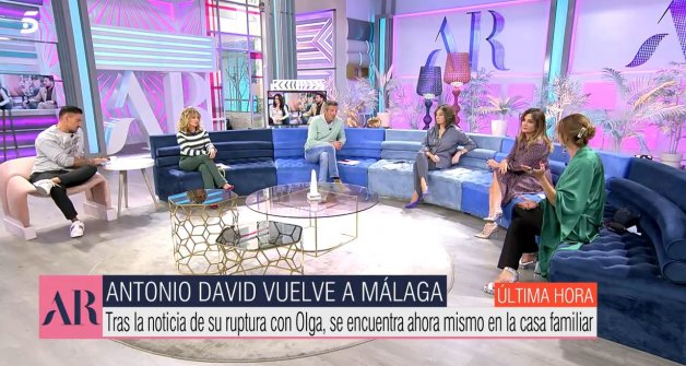 En 'El programa de AR' han confirmado la vuelta a Málaga de Antonio David.