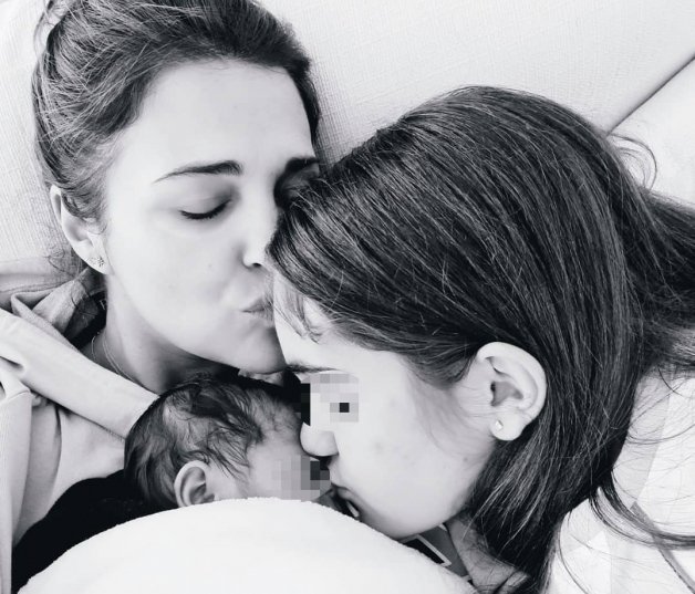 Paula Echevarría está feliz con sus dos hijos.