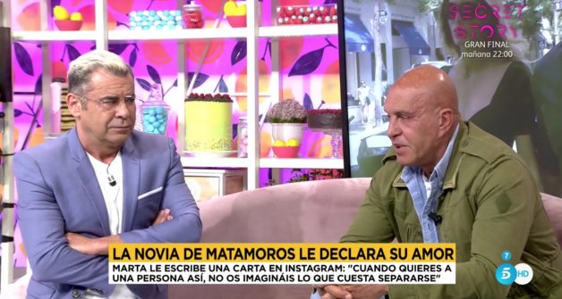 Jorge Javier Vázquez ha entrevistado al colaborador días antes de partir hacia Honduras (Sálvame Diario).